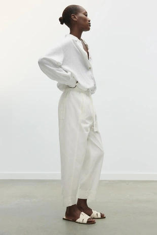 Кожаные сандалии на плоской подошве- Заказать в России