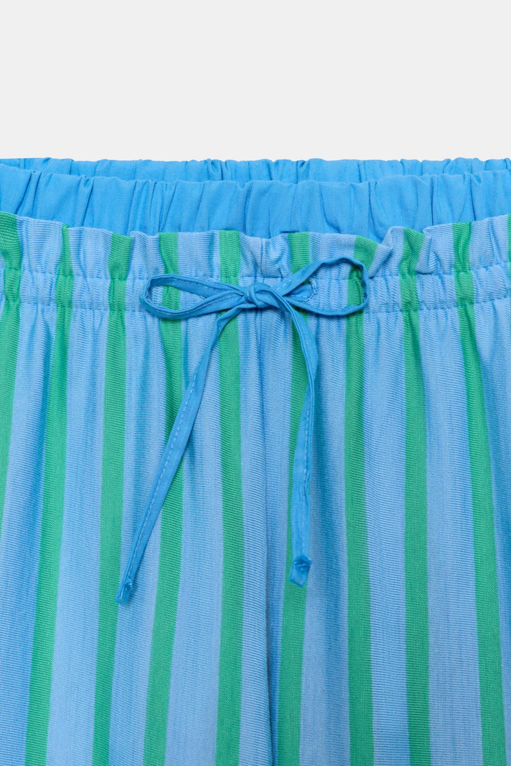 БРЮКИ ПАЛАЦЦО В ПОЛОСКУ