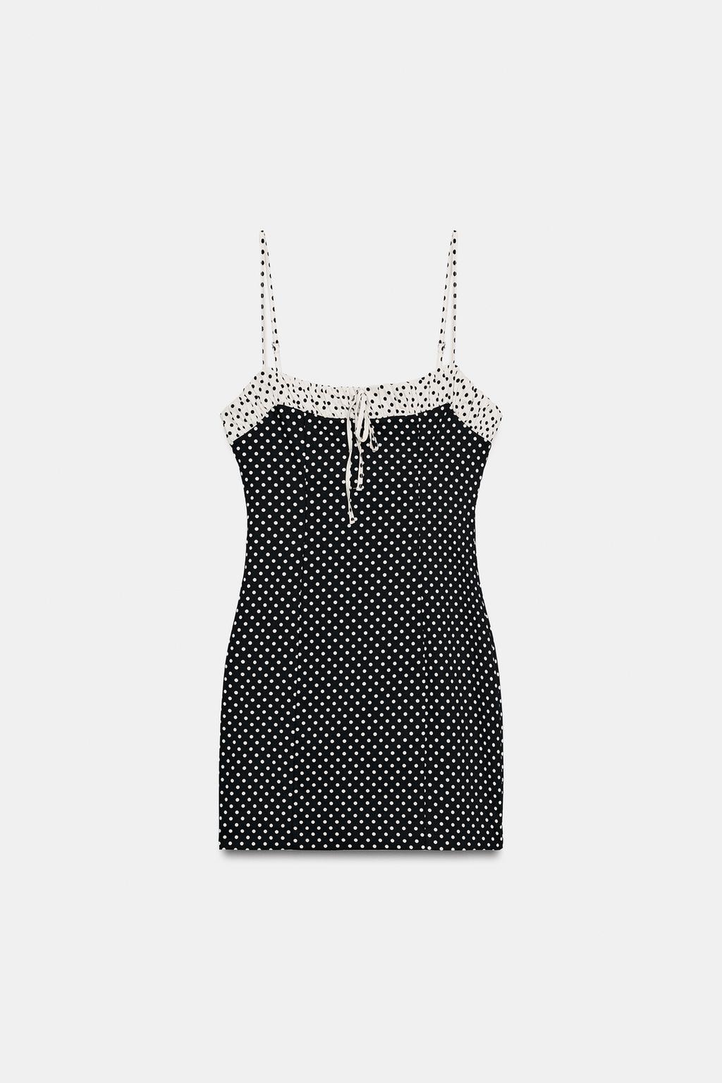 МИНИ-ПЛАТЬЕ В ГОРОШЕК