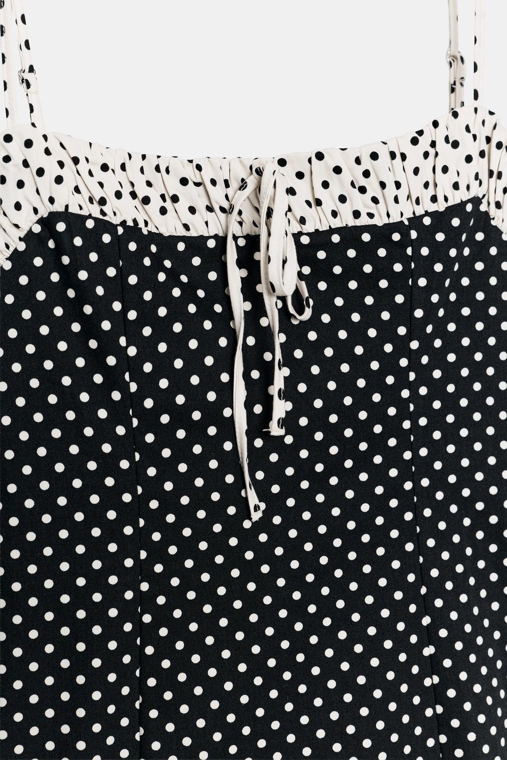 МИНИ-ПЛАТЬЕ В ГОРОШЕК