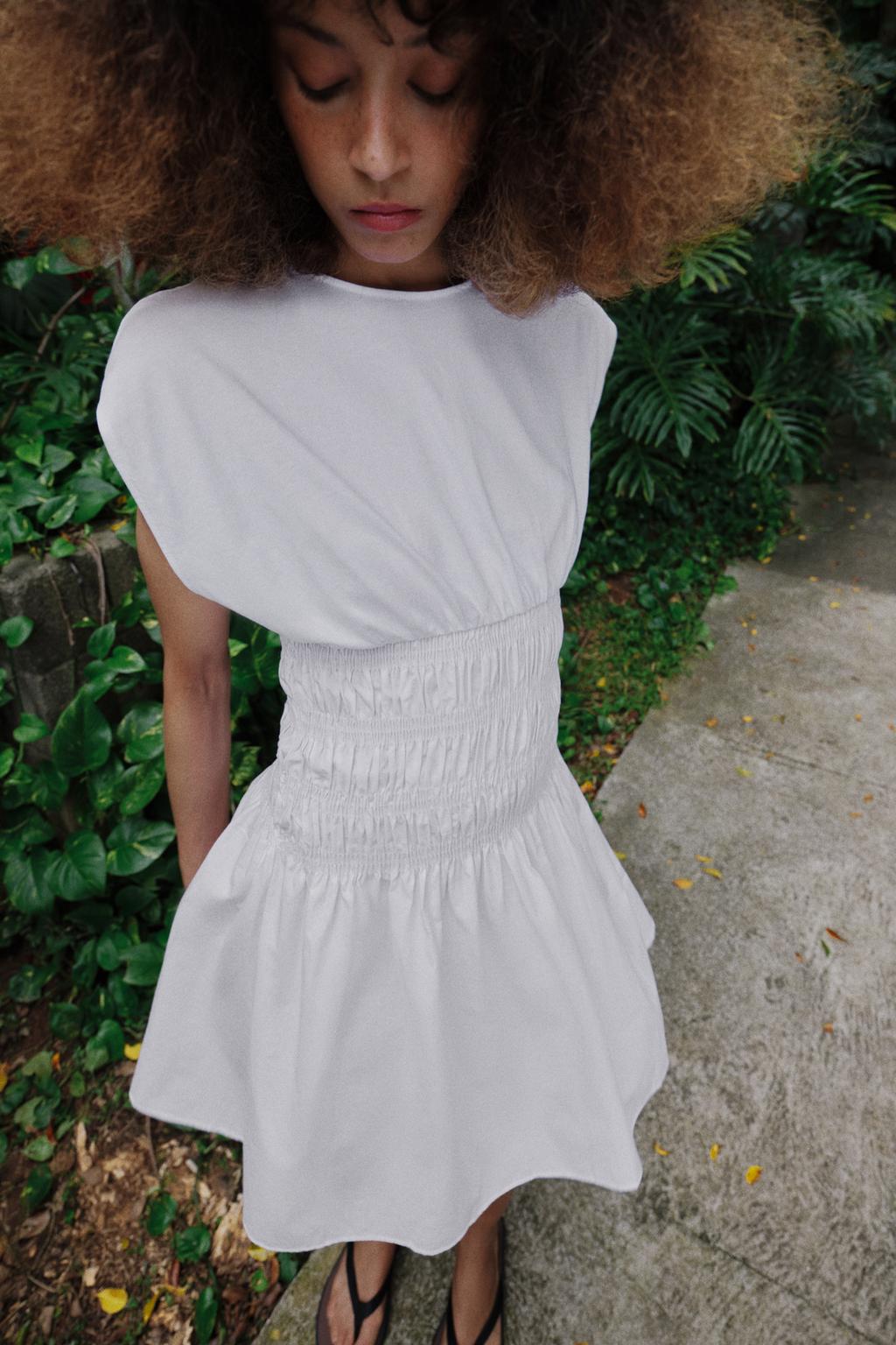 КОМБИНИРОВАННОЕ ПЛАТЬЕ ИЗ ПОПЛИНА