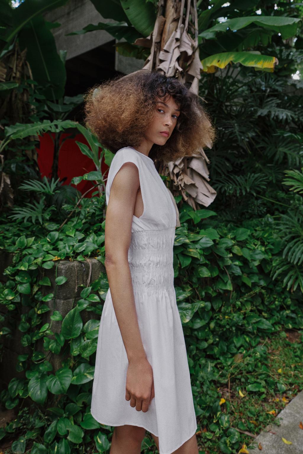 КОМБИНИРОВАННОЕ ПЛАТЬЕ ИЗ ПОПЛИНА