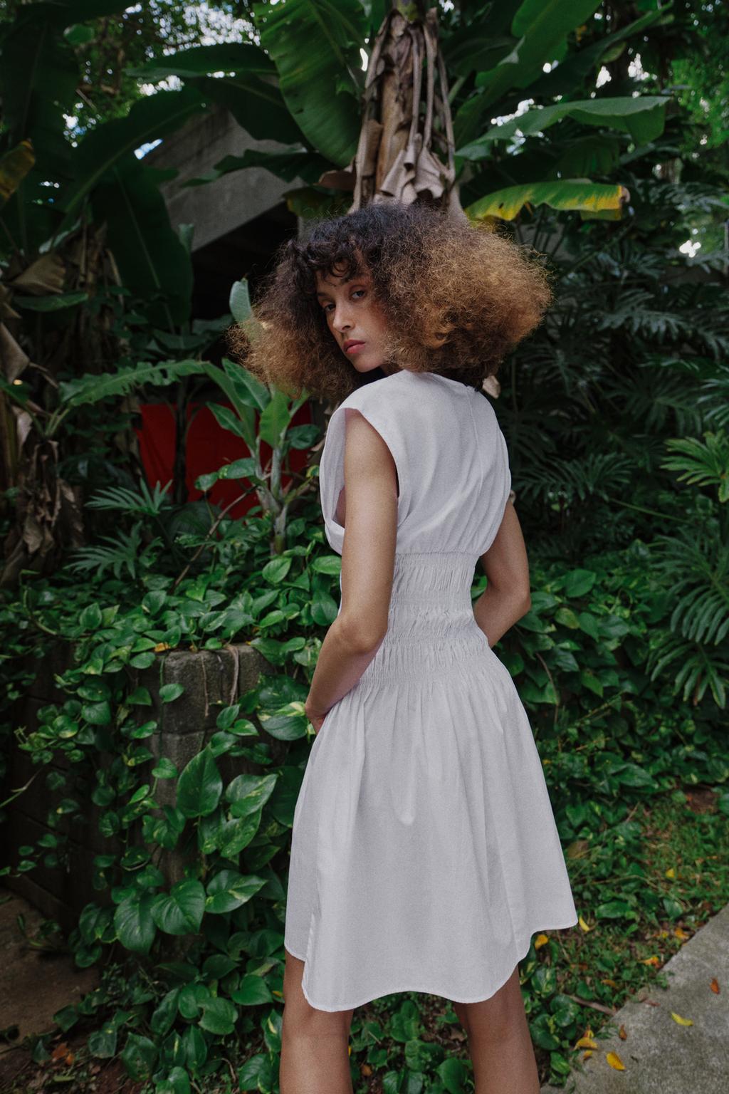 КОМБИНИРОВАННОЕ ПЛАТЬЕ ИЗ ПОПЛИНА