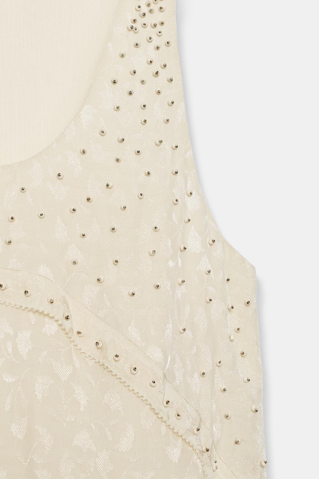 КОРОТКОЕ ЖАККАРДОВОЕ ПЛАТЬЕ — ZW COLLECTION