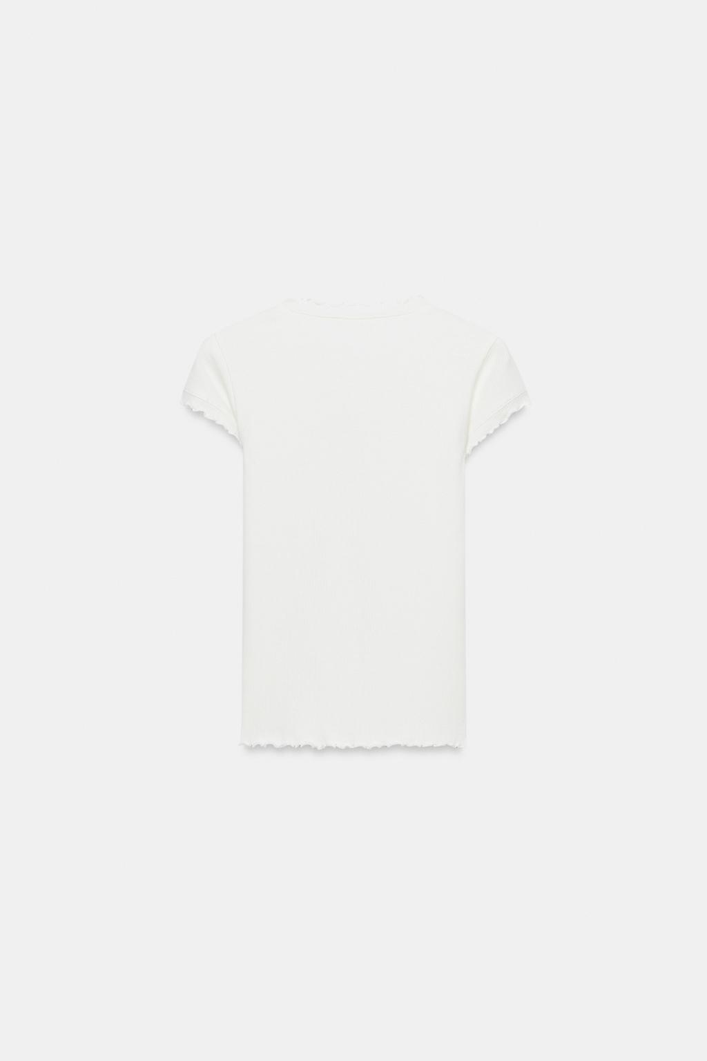 ФУТБОЛКА ИЗ СМЕСОВОГО ЛЬНА С КОРОТКИМИ РУКАВАМИ