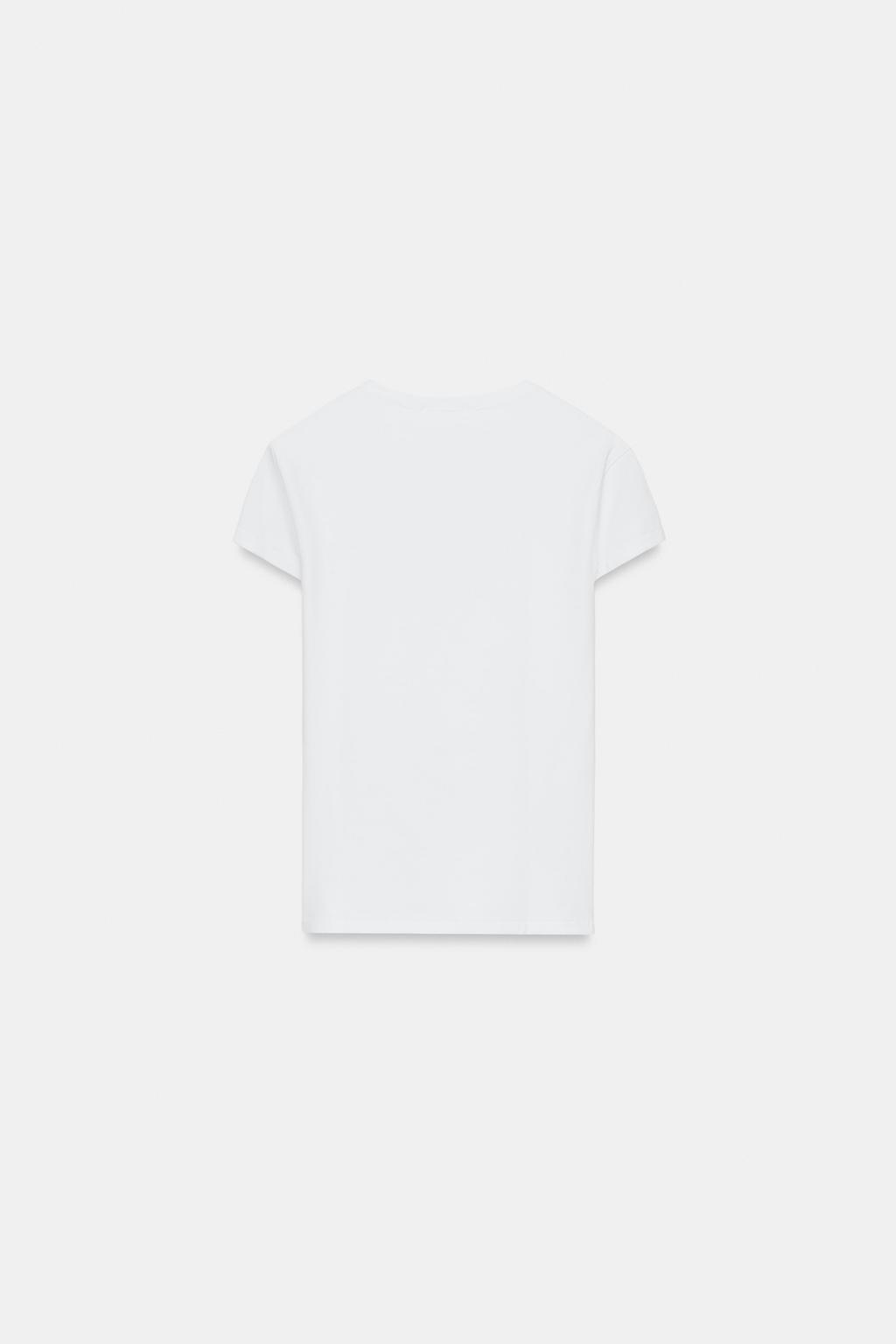 ПРИТАЛЕННАЯ ФУТБОЛКА С КОРОТКИМИ РУКАВАМИ