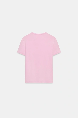 Футболка с короткими рукавами и надписью- Заказать в России