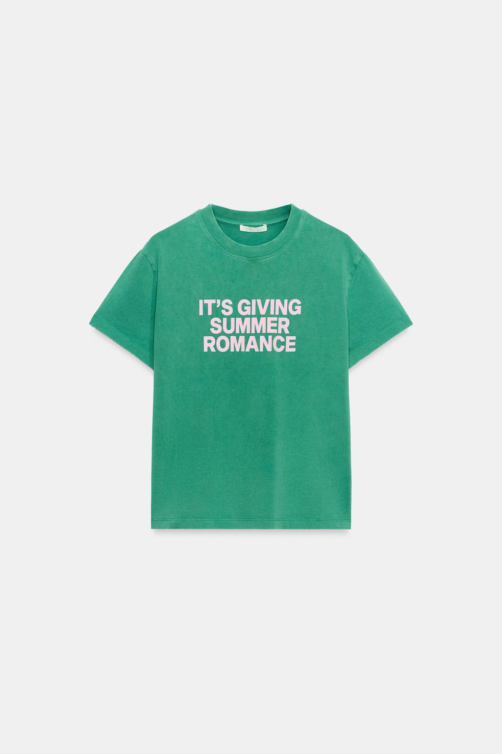 ФУТБОЛКА С НАДПИСЬЮ И ЭФФЕКТОМ ПОТЕРТОСТИ