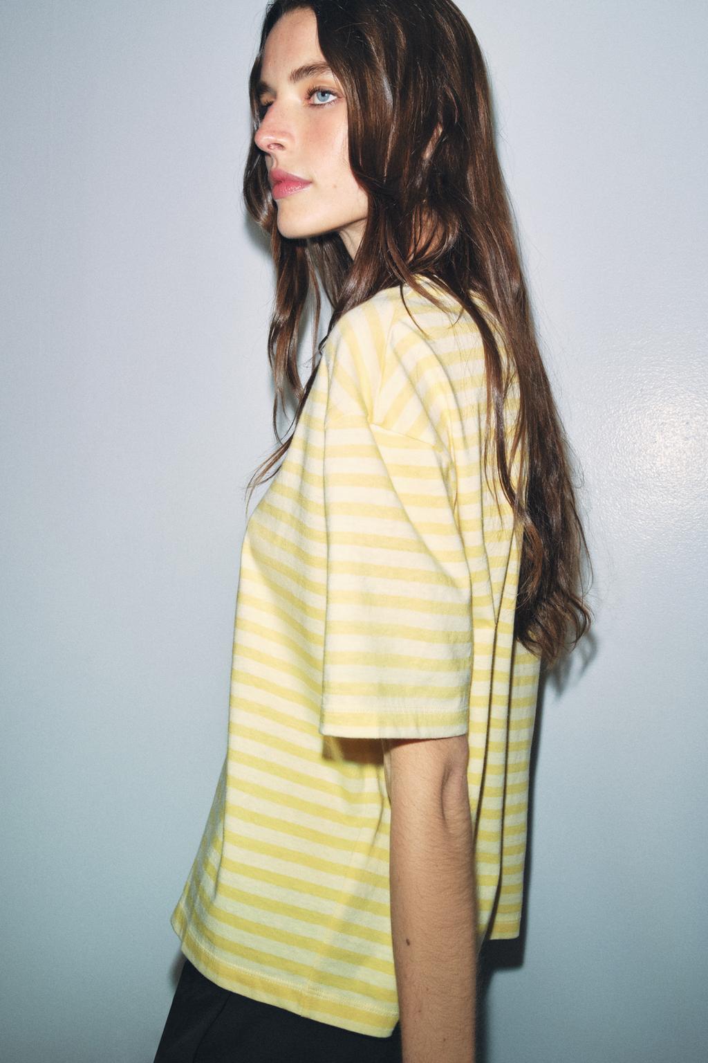 ФУТБОЛКА В ПОЛОСКУ С КОРОТКИМ РУКАВОМ