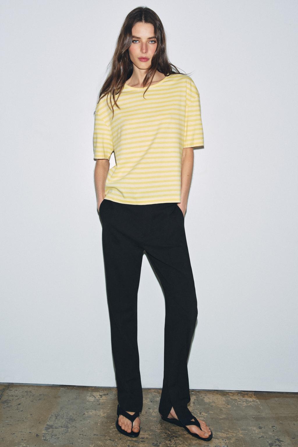 ФУТБОЛКА В ПОЛОСКУ С КОРОТКИМ РУКАВОМ