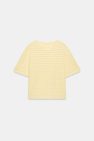 Футболка в полоску с коротким рукавом- Заказать в России