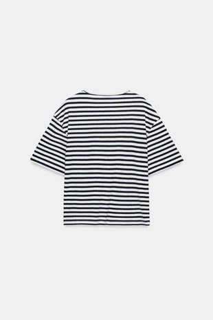 Футболка в полоску с короткими рукавами- Заказать в России