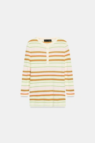 Джемпер вязаный на пуговицах- Заказать в России