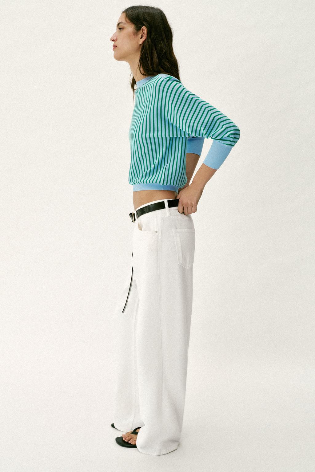 ТРИКОТАЖНАЯ ТОЛСТОВКА В ПОЛОСКУ