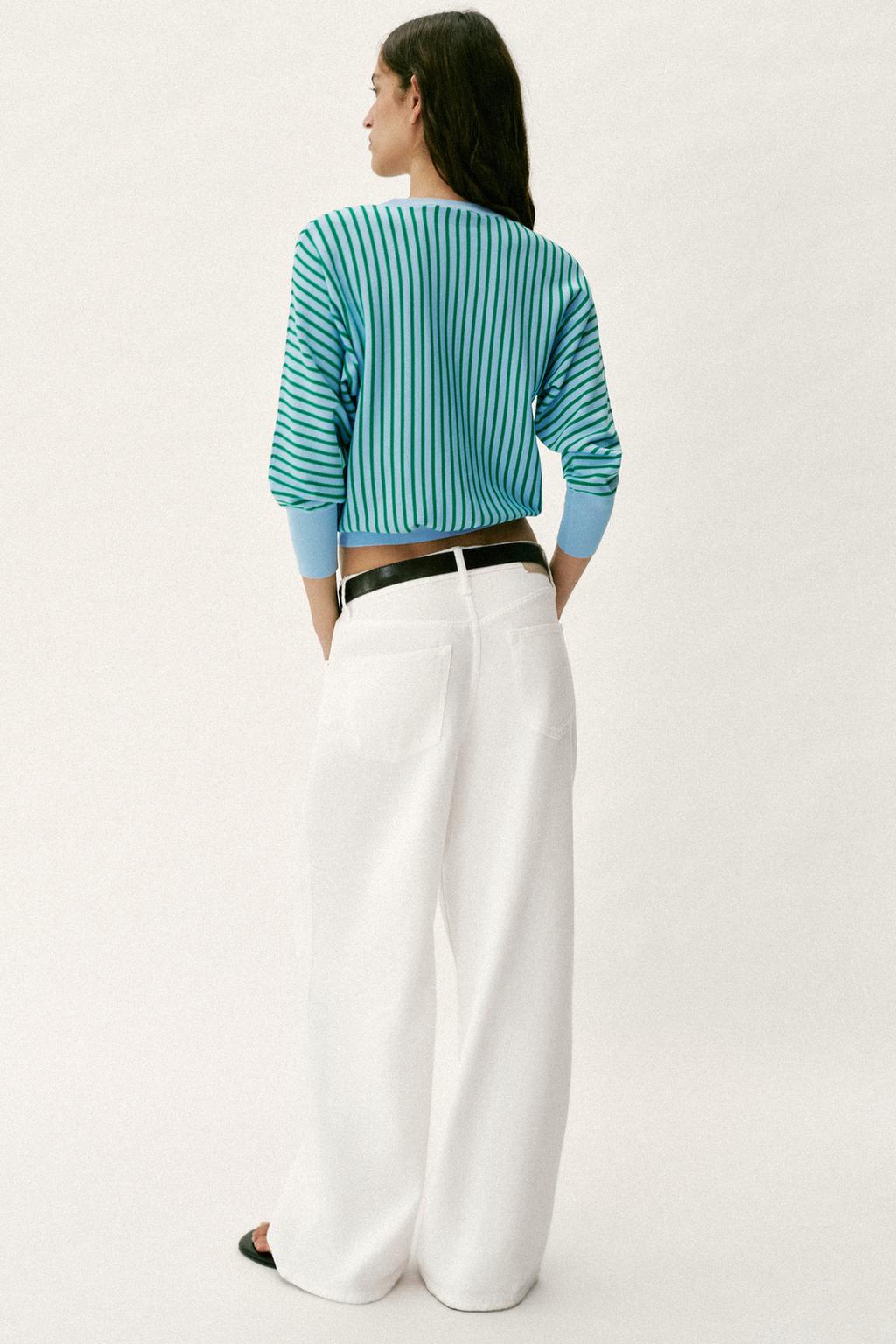 ТРИКОТАЖНАЯ ТОЛСТОВКА В ПОЛОСКУ