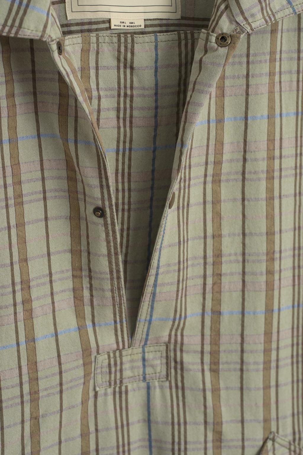 Поло-рубашка прямого кроя