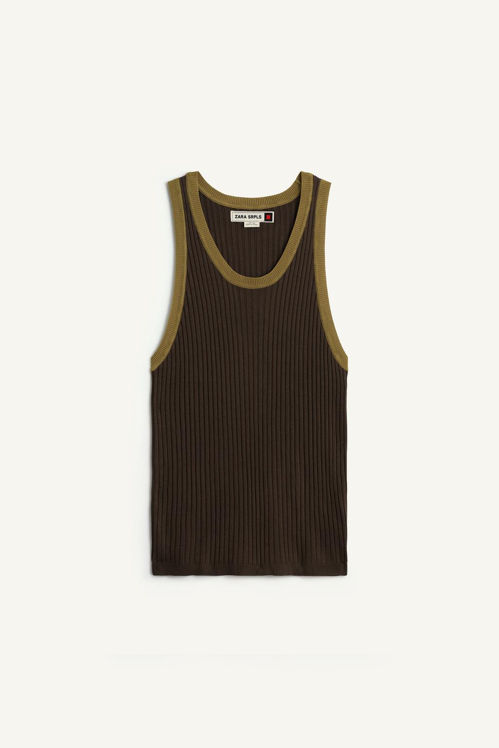 Вязаный топ из вискозы