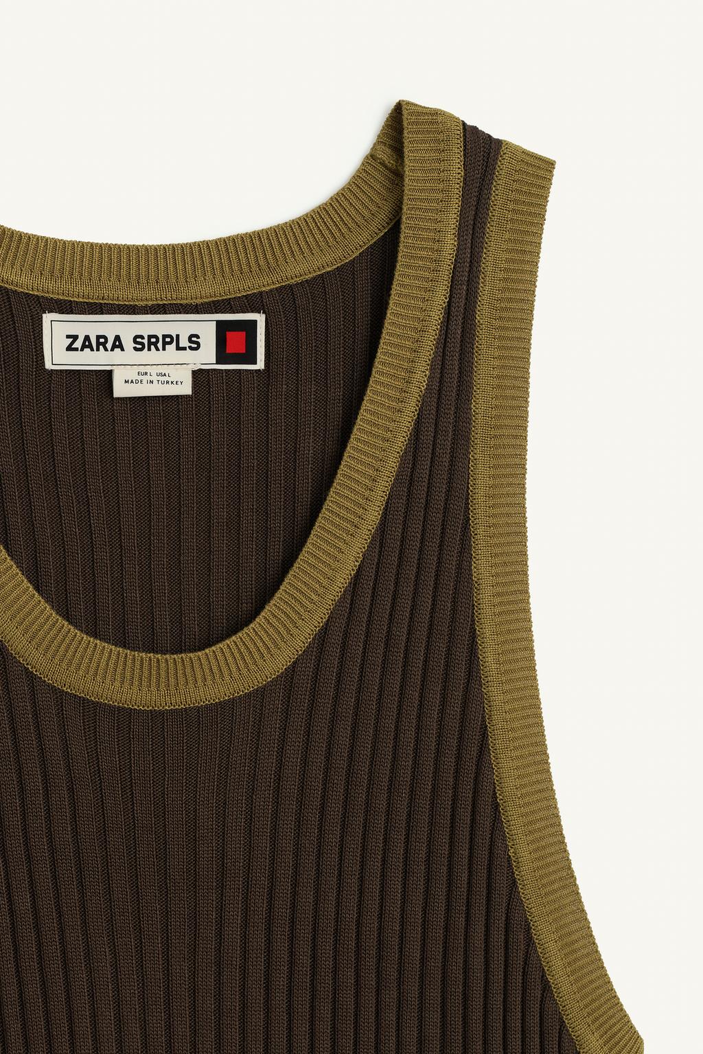 Вязаный топ из вискозы