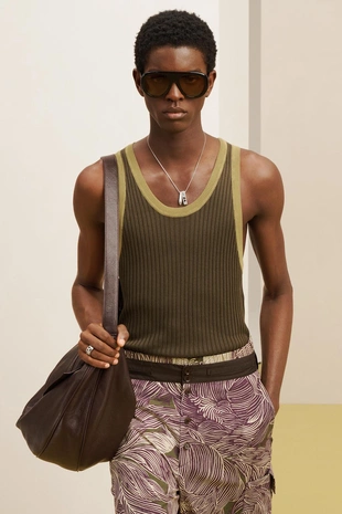 Вязаный топ из вискозы- Заказать в России