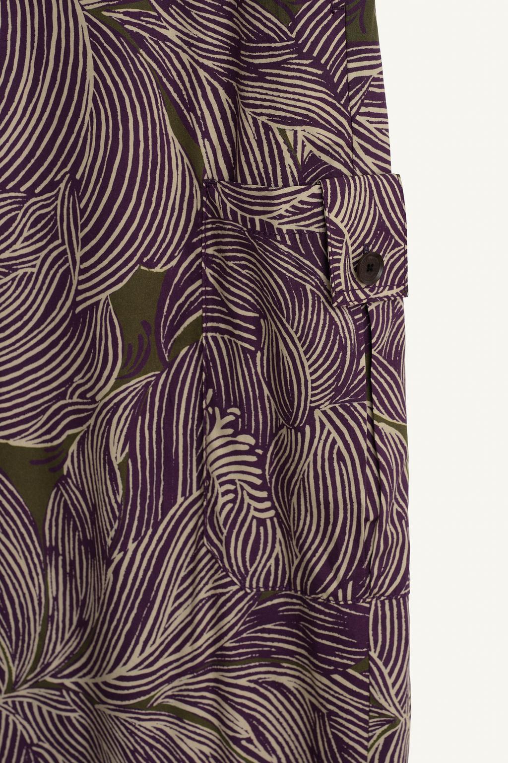 Брюки с принтом