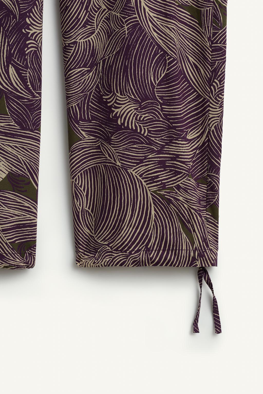 Брюки с принтом