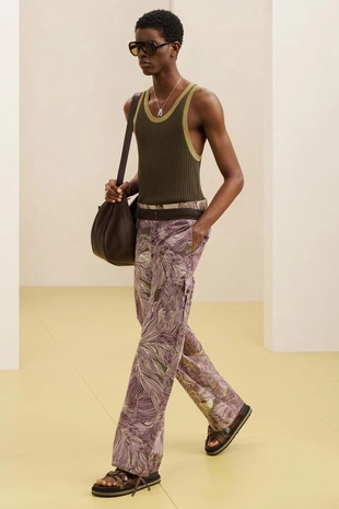 Брюки с принтом- Заказать в России