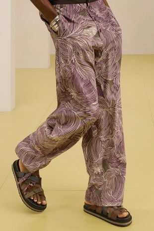 Брюки с принтом- Заказать в России