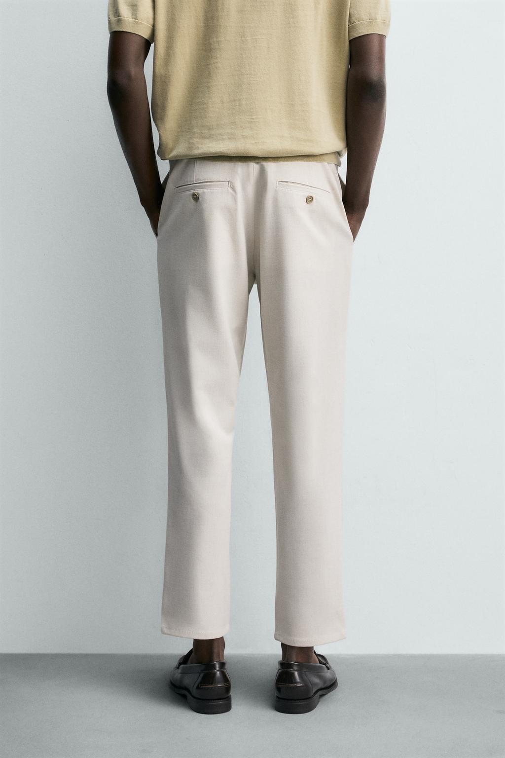 БРЮКИ ЧИНОС ИЗ ЭЛАСТИЧНОЙ ТКАНИ