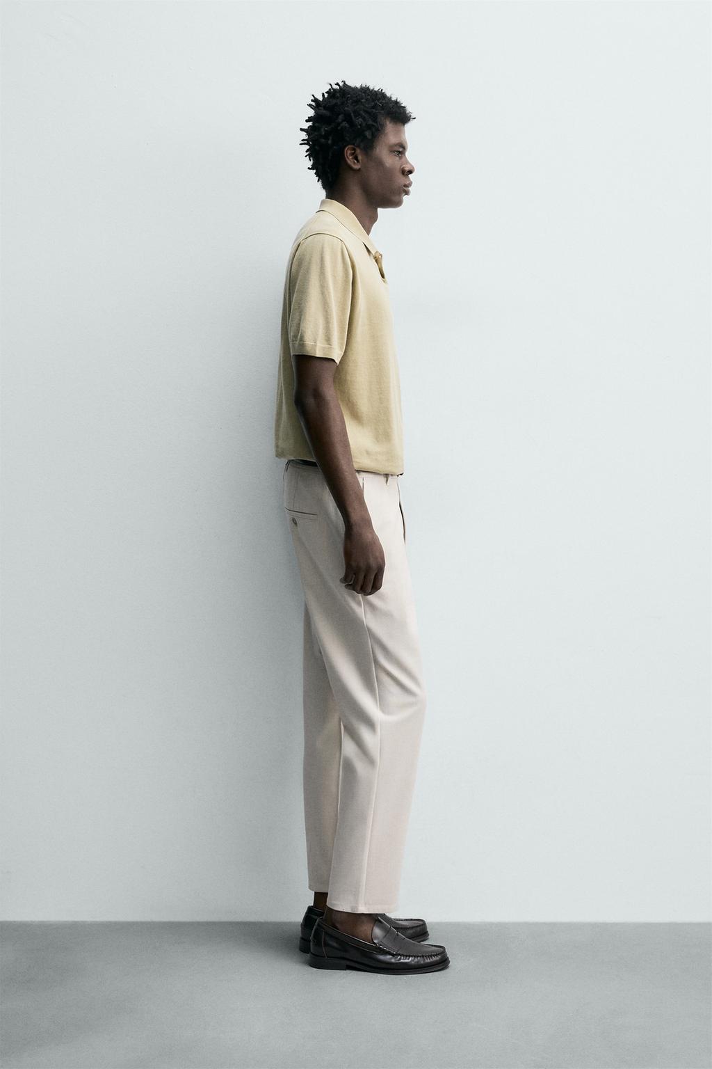 БРЮКИ ЧИНОС ИЗ ЭЛАСТИЧНОЙ ТКАНИ