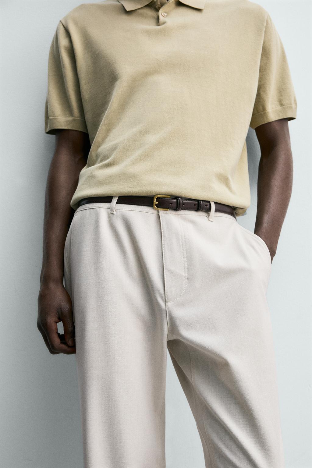 БРЮКИ ЧИНОС ИЗ ЭЛАСТИЧНОЙ ТКАНИ