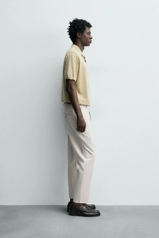 Брюки чинос из эластичной ткани- Заказать в России