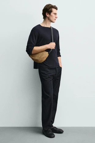 Плетеная сумка с плечевым ремнем- Заказать в России