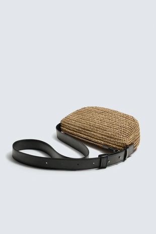 Плетеная сумка с плечевым ремнем- Заказать в России