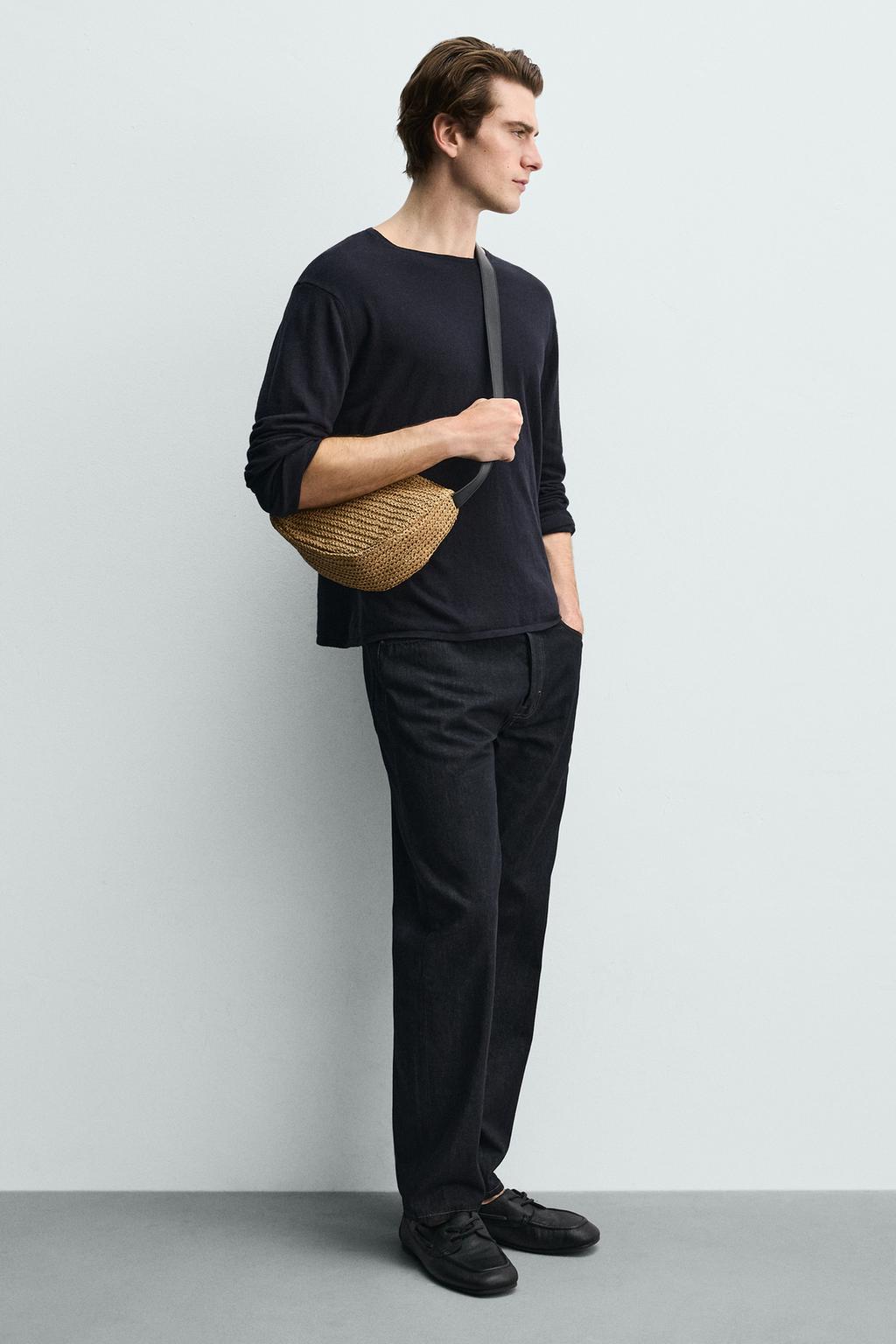 ПЛЕТЕНАЯ СУМКА С ПЛЕЧЕВЫМ РЕМНЕМ