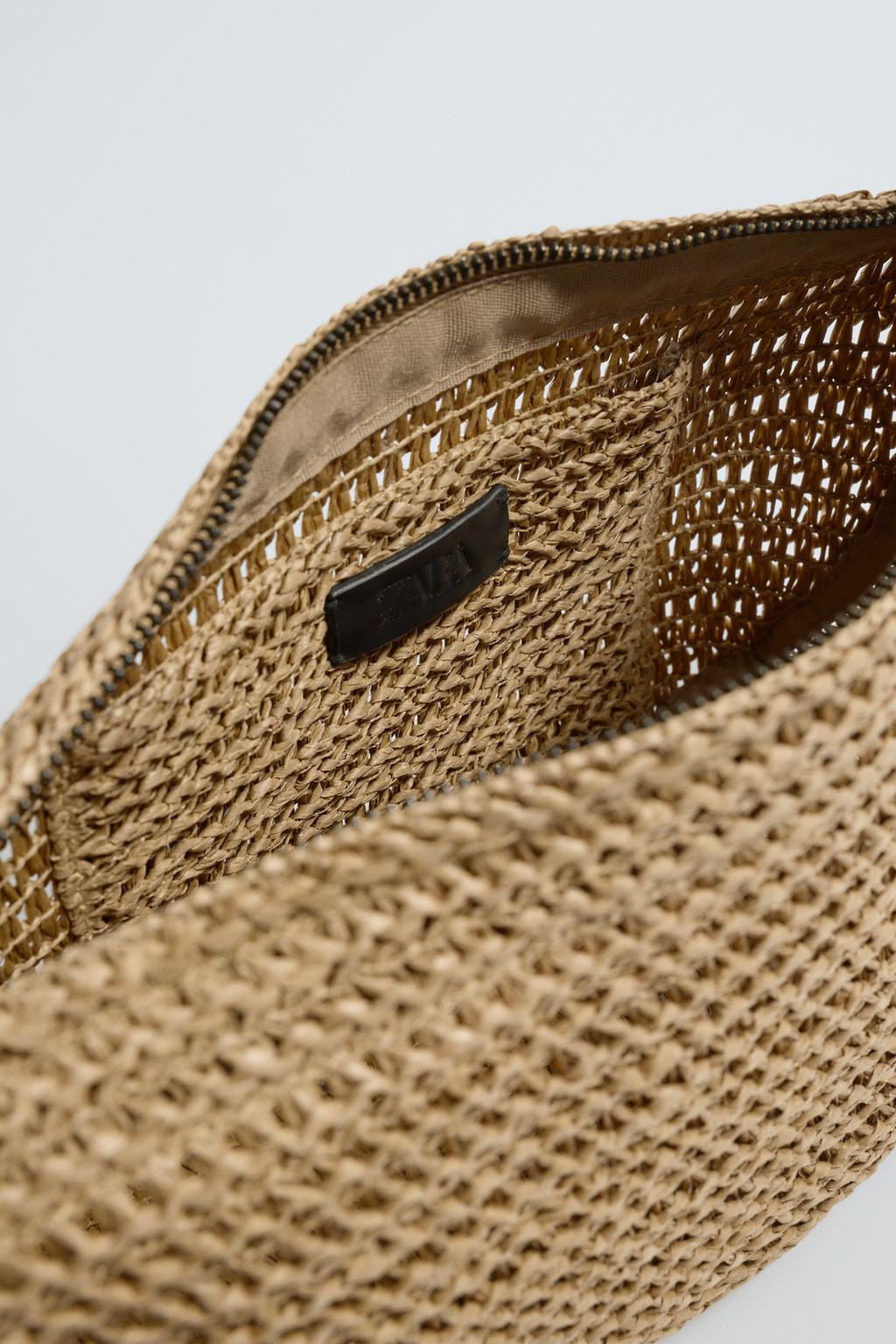 ПЛЕТЕНАЯ СУМКА С ПЛЕЧЕВЫМ РЕМНЕМ