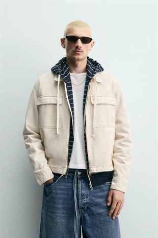 Укороченная куртка на молнии