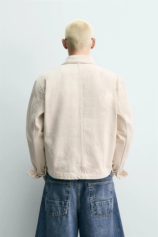 Укороченная куртка на молнии