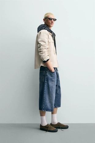 Укороченная куртка на молнии