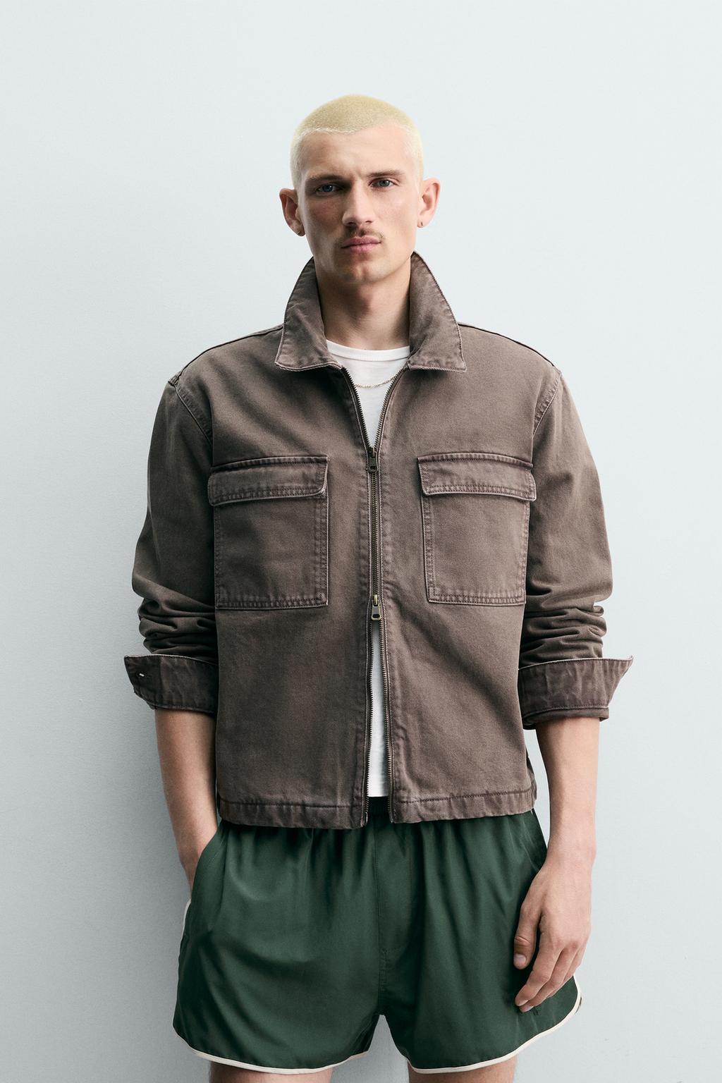 УКОРОЧЕННАЯ КУРТКА НА МОЛНИИ