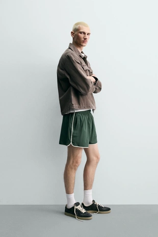 Укороченная куртка на молнии- Заказать в России