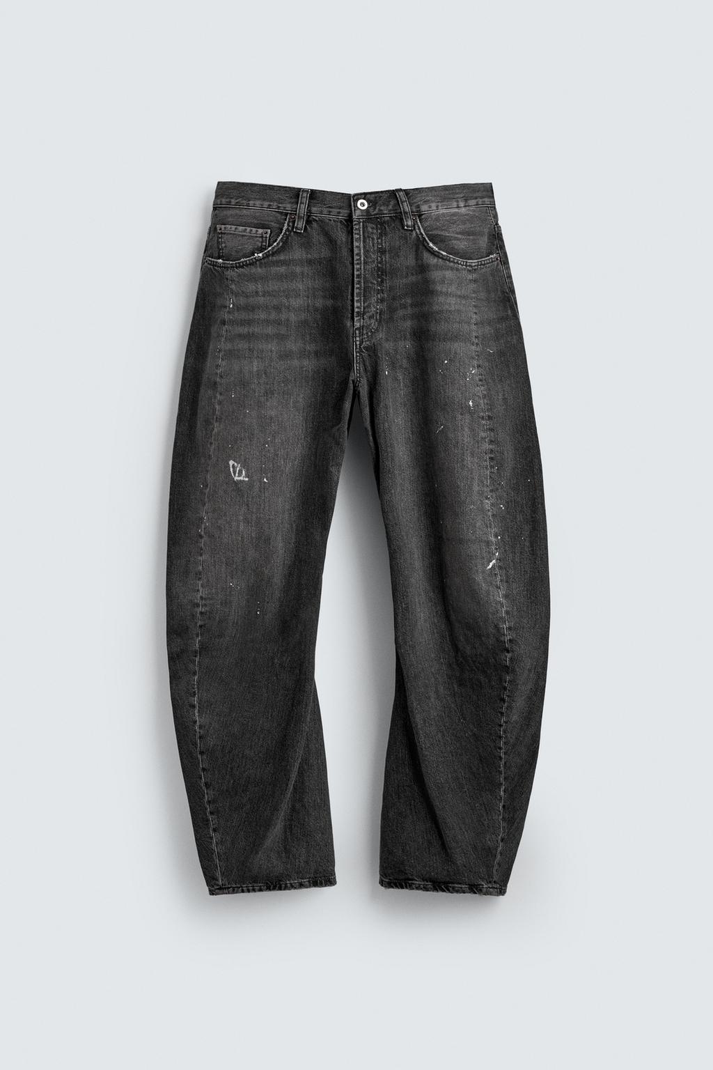 ДЖИНСЫ BARREL FIT С ДЕКОРАТИВНЫМИ ШВАМИ