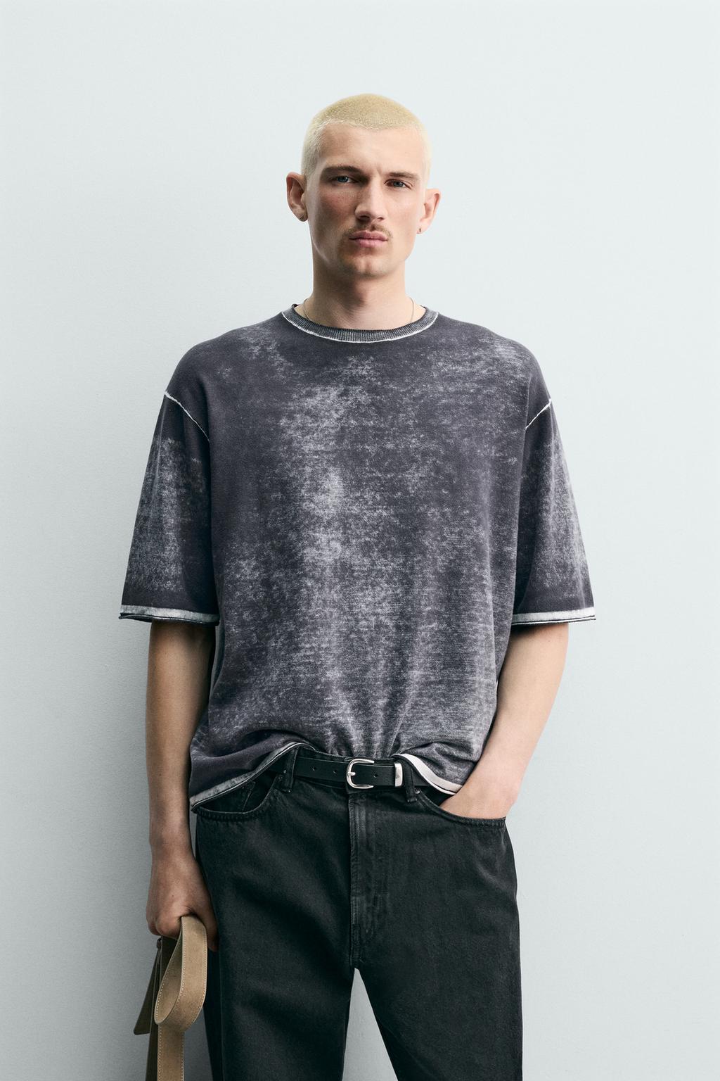 ФУТБОЛКА С ЭФФЕКТОМ ПОТЕРТОСТИ