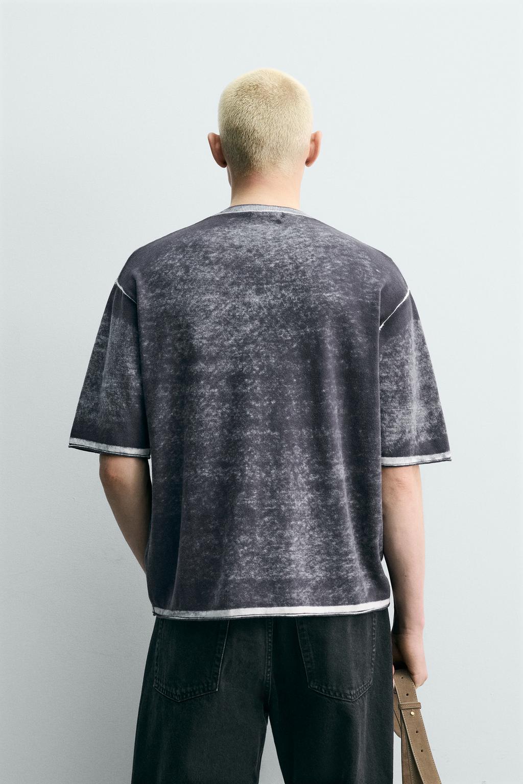 ФУТБОЛКА С ЭФФЕКТОМ ПОТЕРТОСТИ