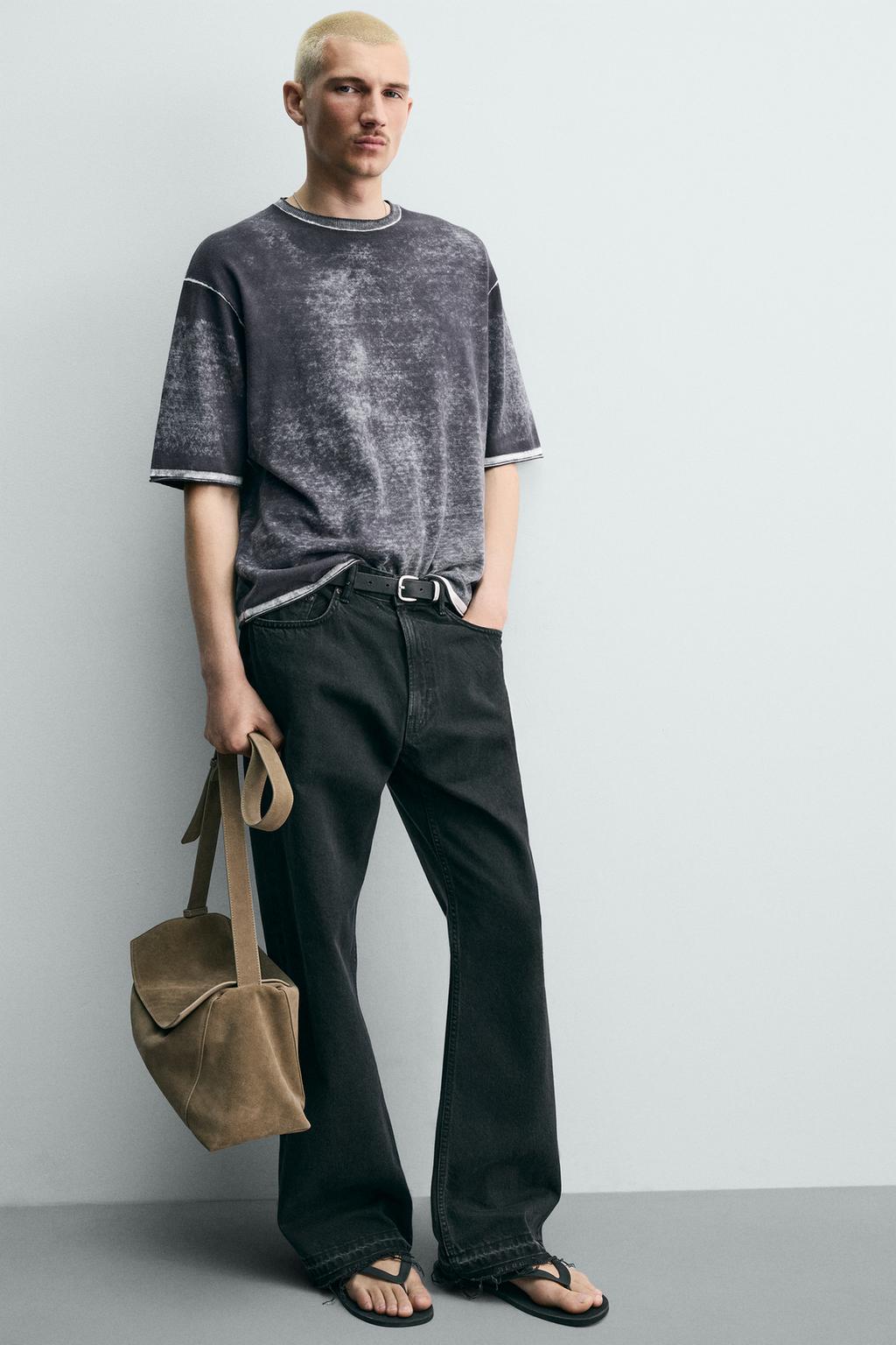 ФУТБОЛКА С ЭФФЕКТОМ ПОТЕРТОСТИ