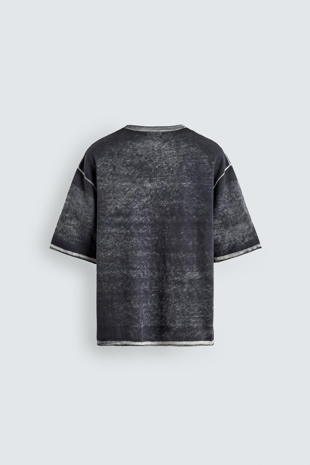 ФУТБОЛКА С ЭФФЕКТОМ ПОТЕРТОСТИ