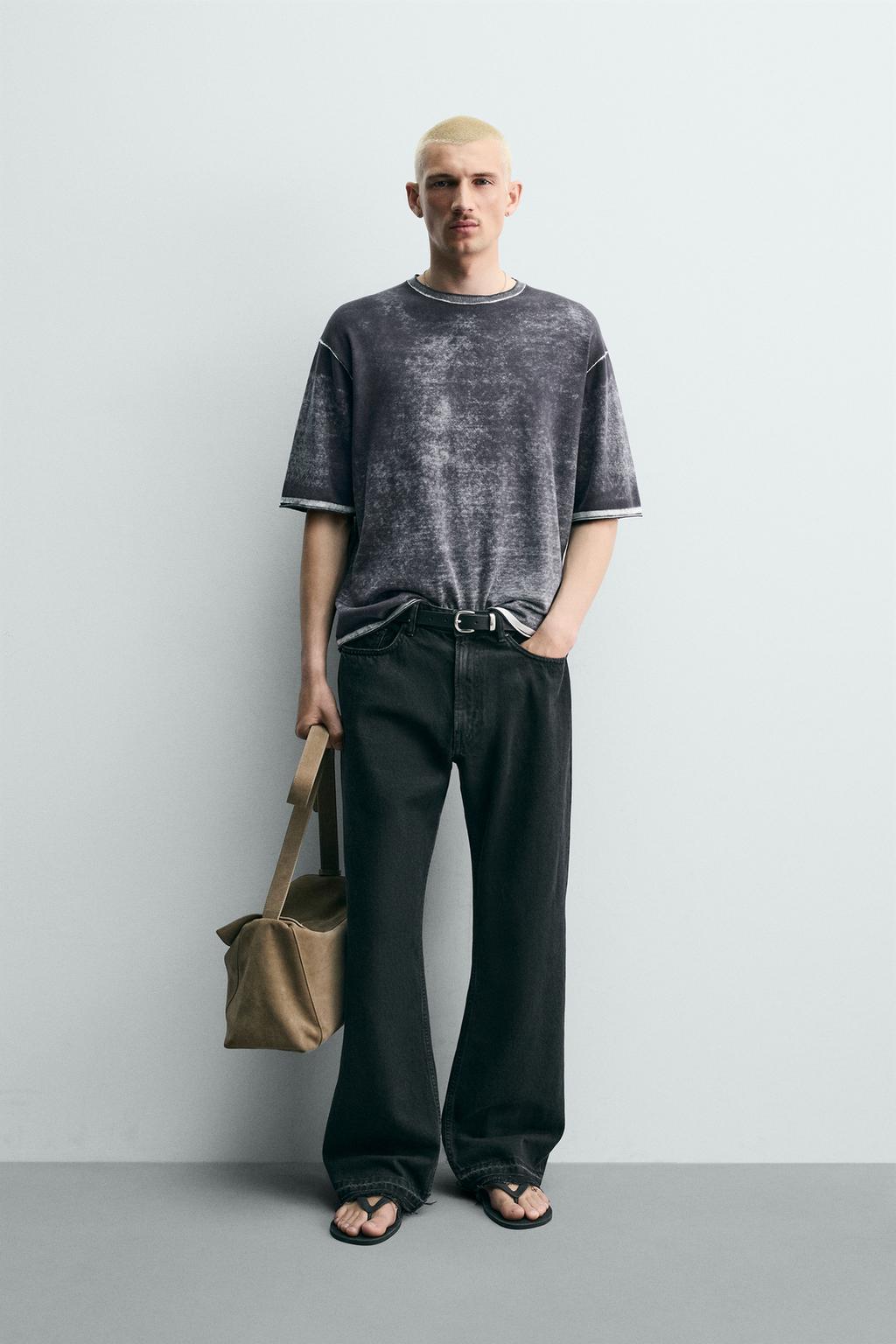 ФУТБОЛКА С ЭФФЕКТОМ ПОТЕРТОСТИ