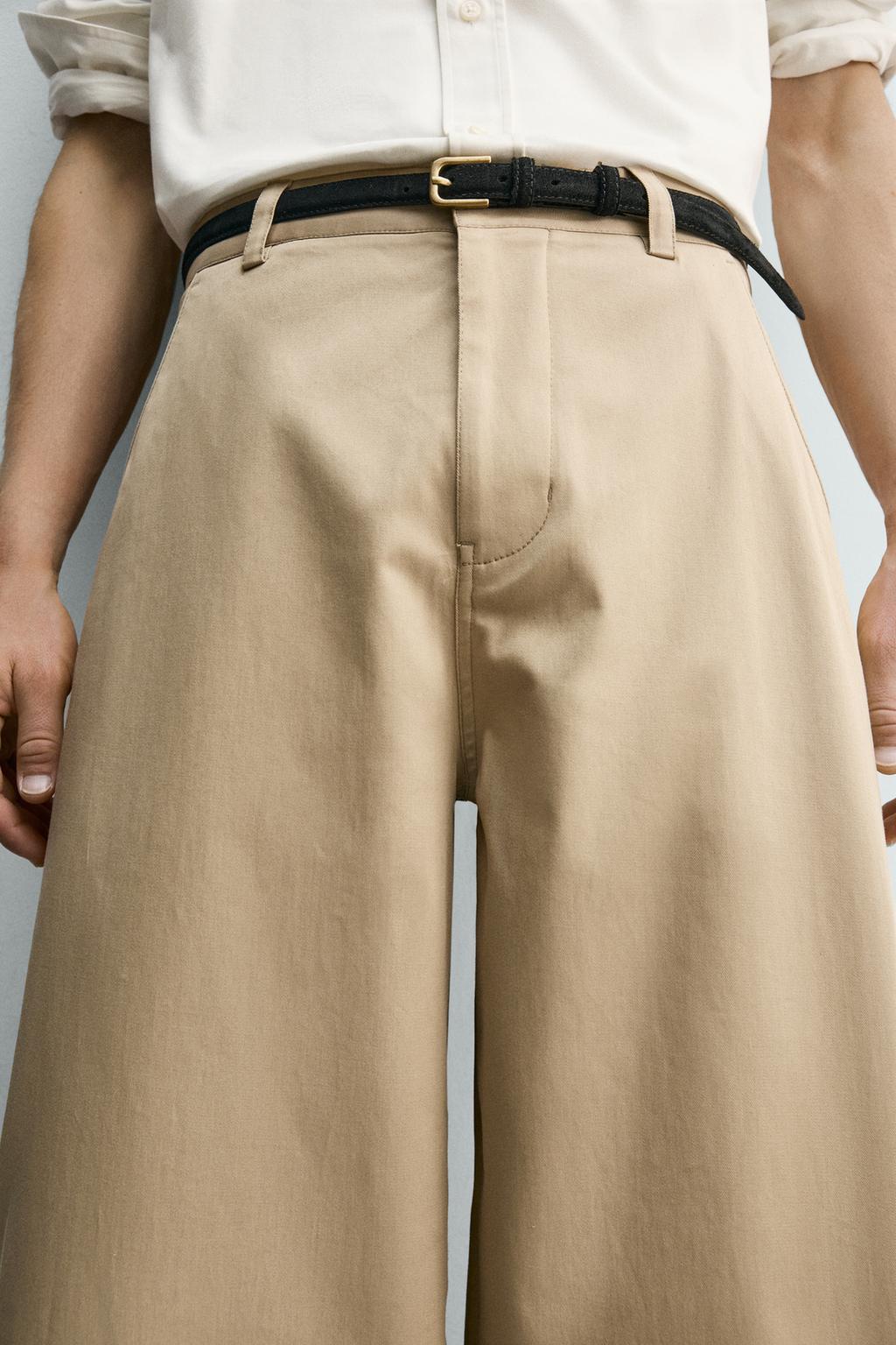 УКОРОЧЕННЫЕ БРЮКИ WIDE FIT