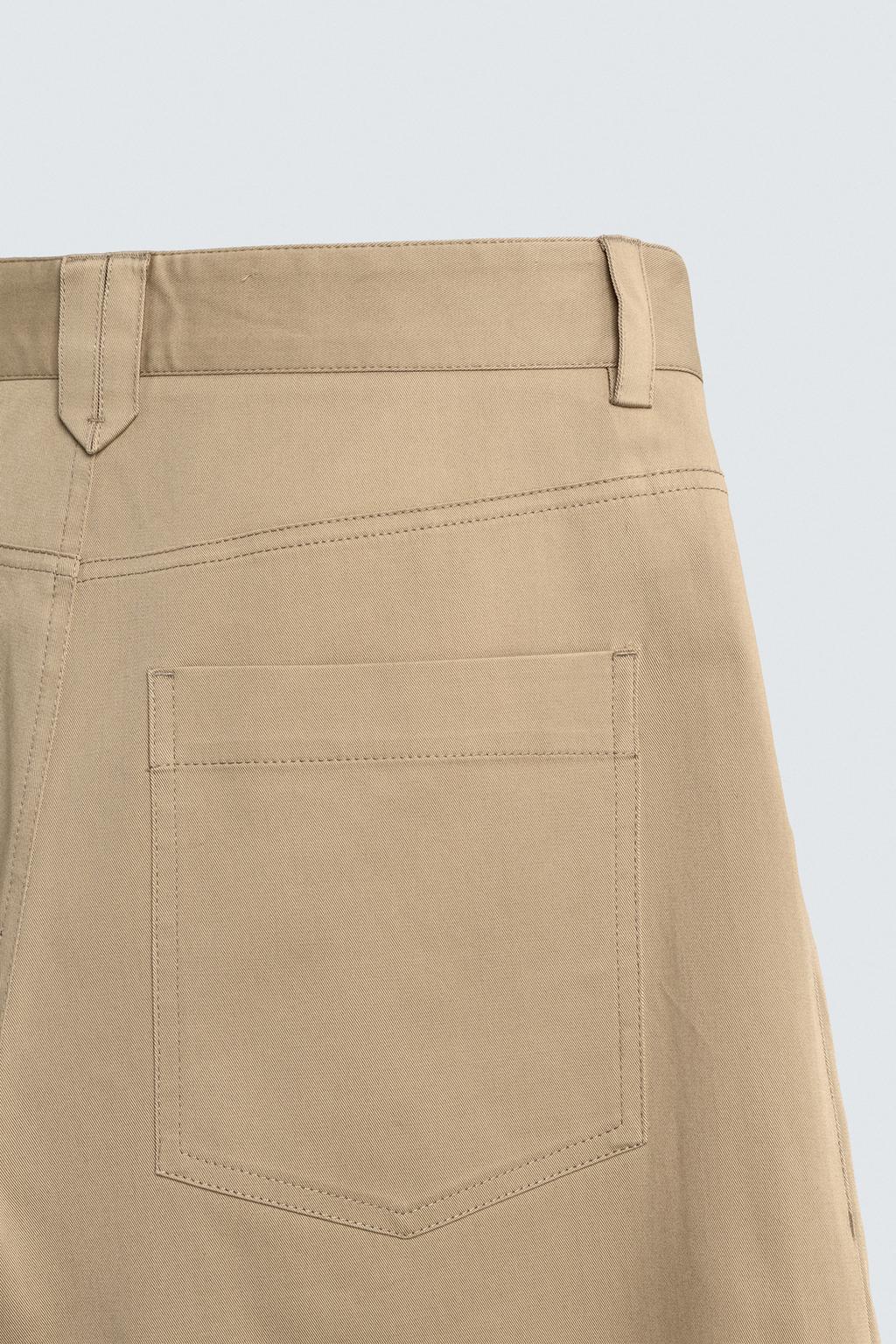 УКОРОЧЕННЫЕ БРЮКИ WIDE FIT