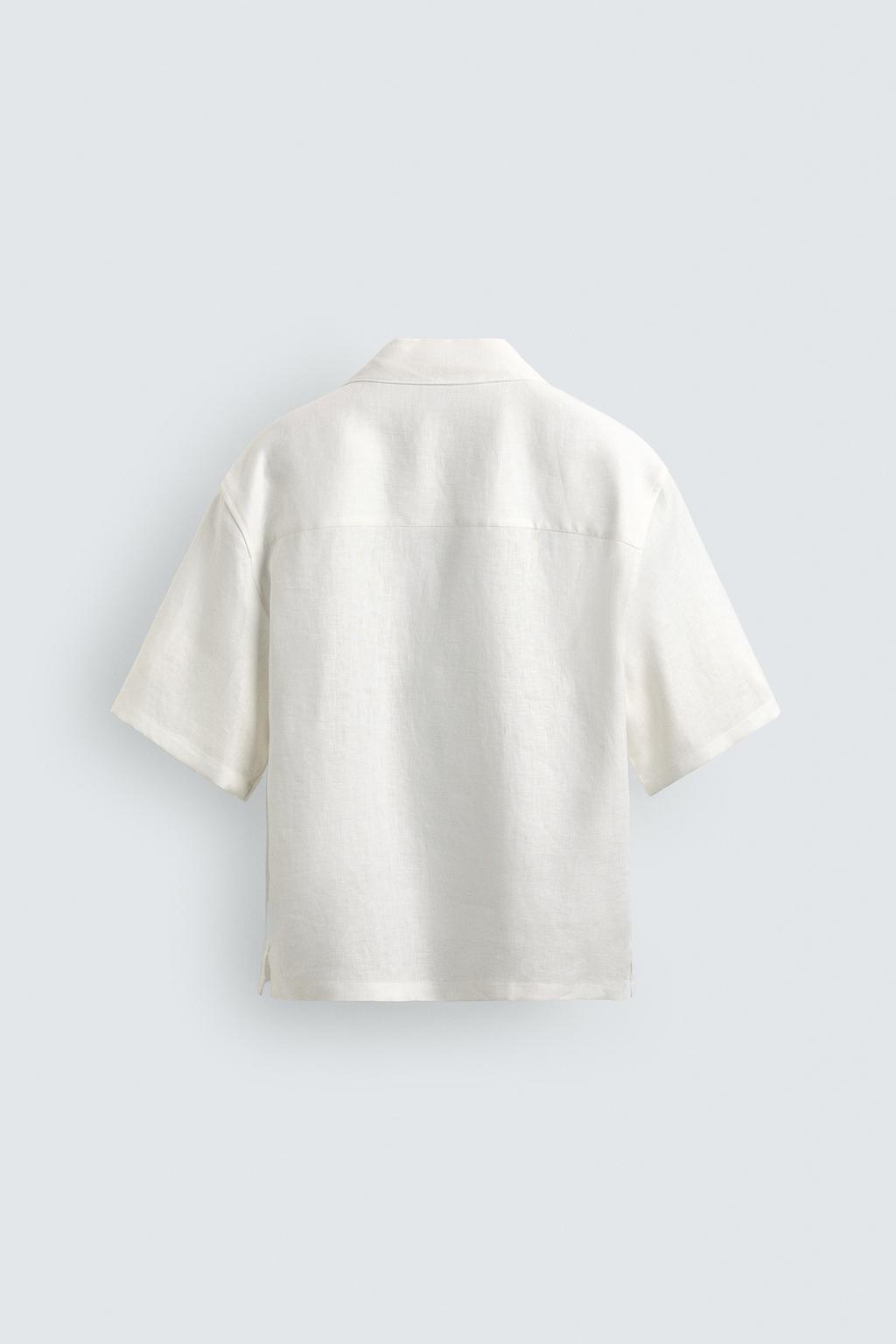 РУБАШКА-КИМОНО ИЗ 100% ЛЬНА