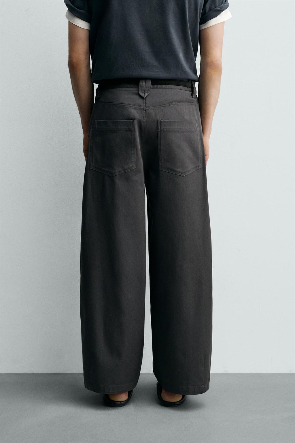 УКОРОЧЕННЫЕ БРЮКИ WIDE FIT